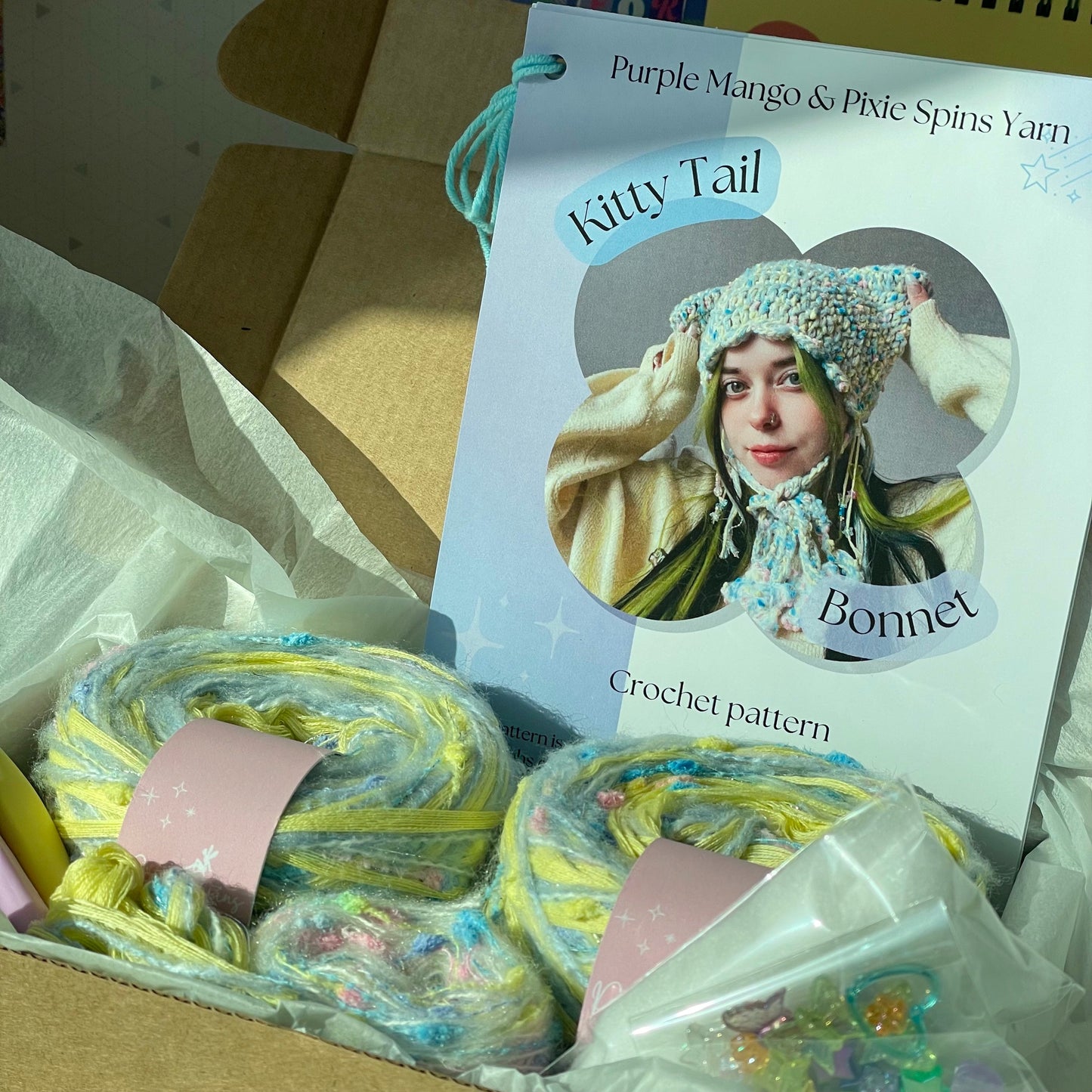 Kitty Tail Bonnet - Pixie Kit