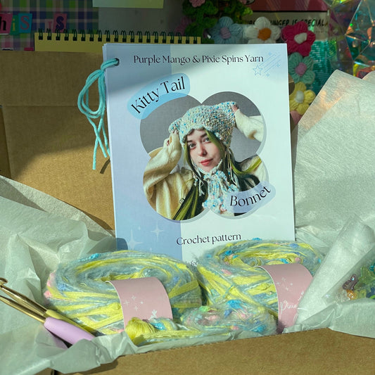 Kitty Tail Bonnet - Pixie Kit